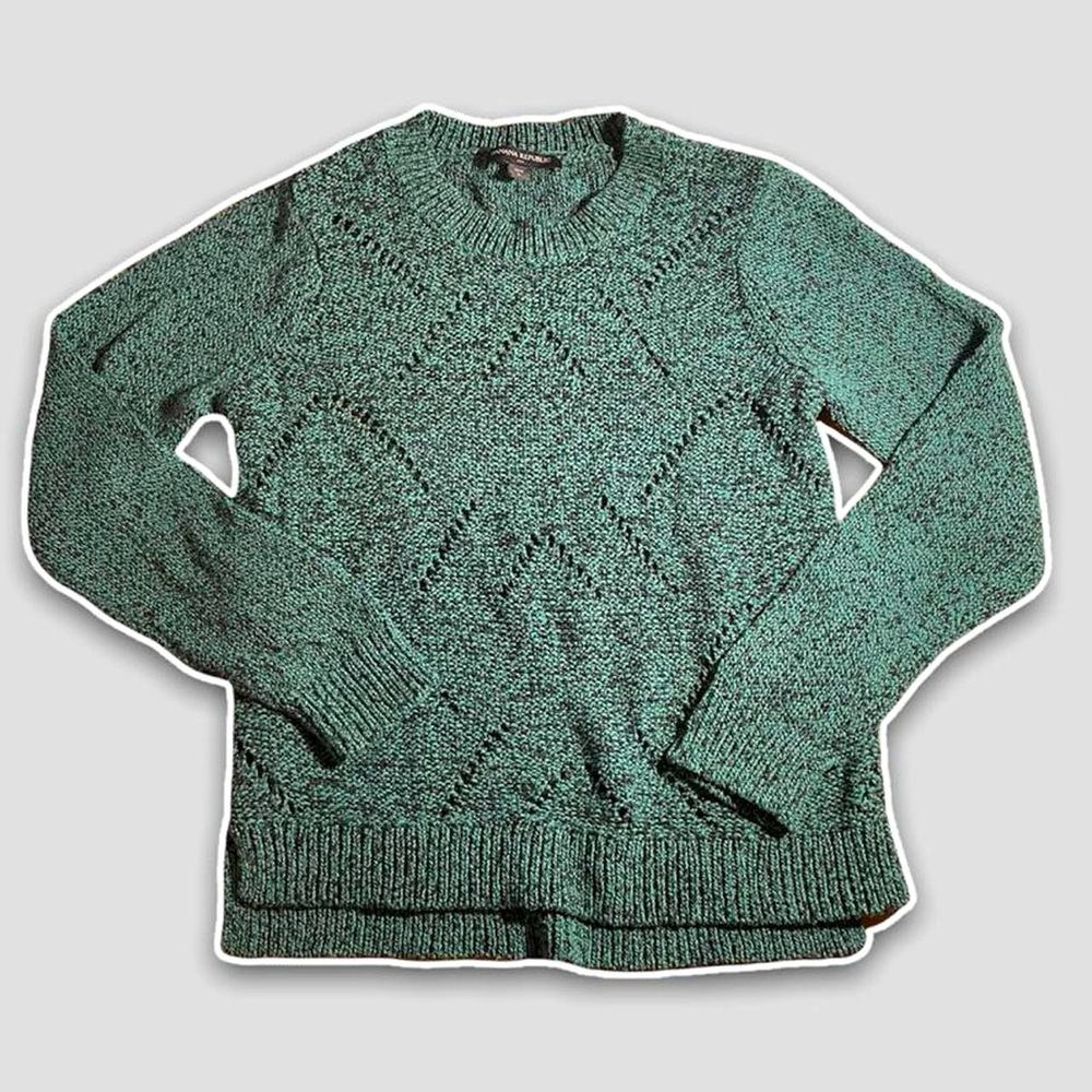 Green Knit Women's Banana Republic Sweater